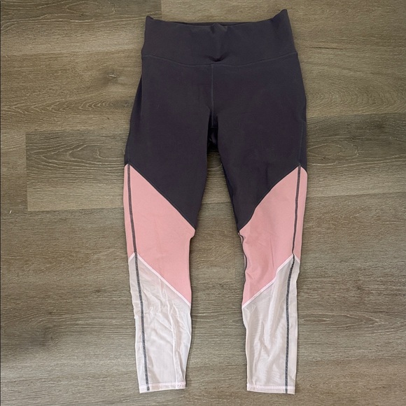 Fabletics Pants - Fabletics Black and Pink Leggings